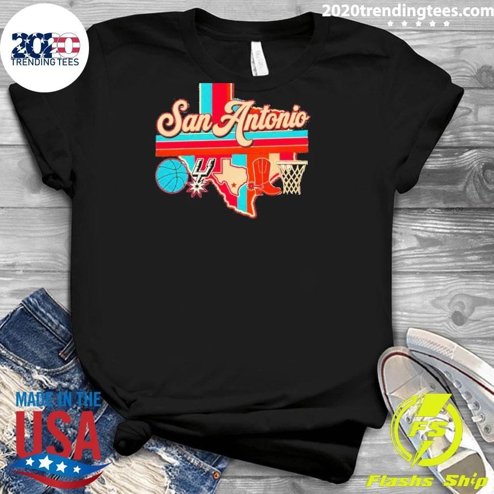 Antonio Spurs basketball 5 Icons Vintage Spurs Inspired NBA 2026 shirt