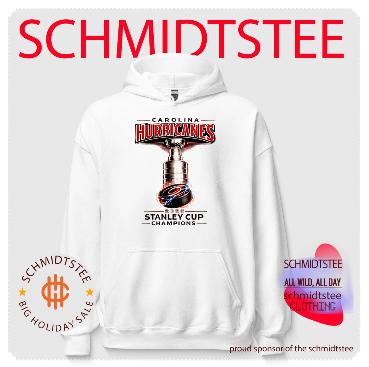 Carolina Hurricanes 2026 Stanley Cup Champions trophy shirt