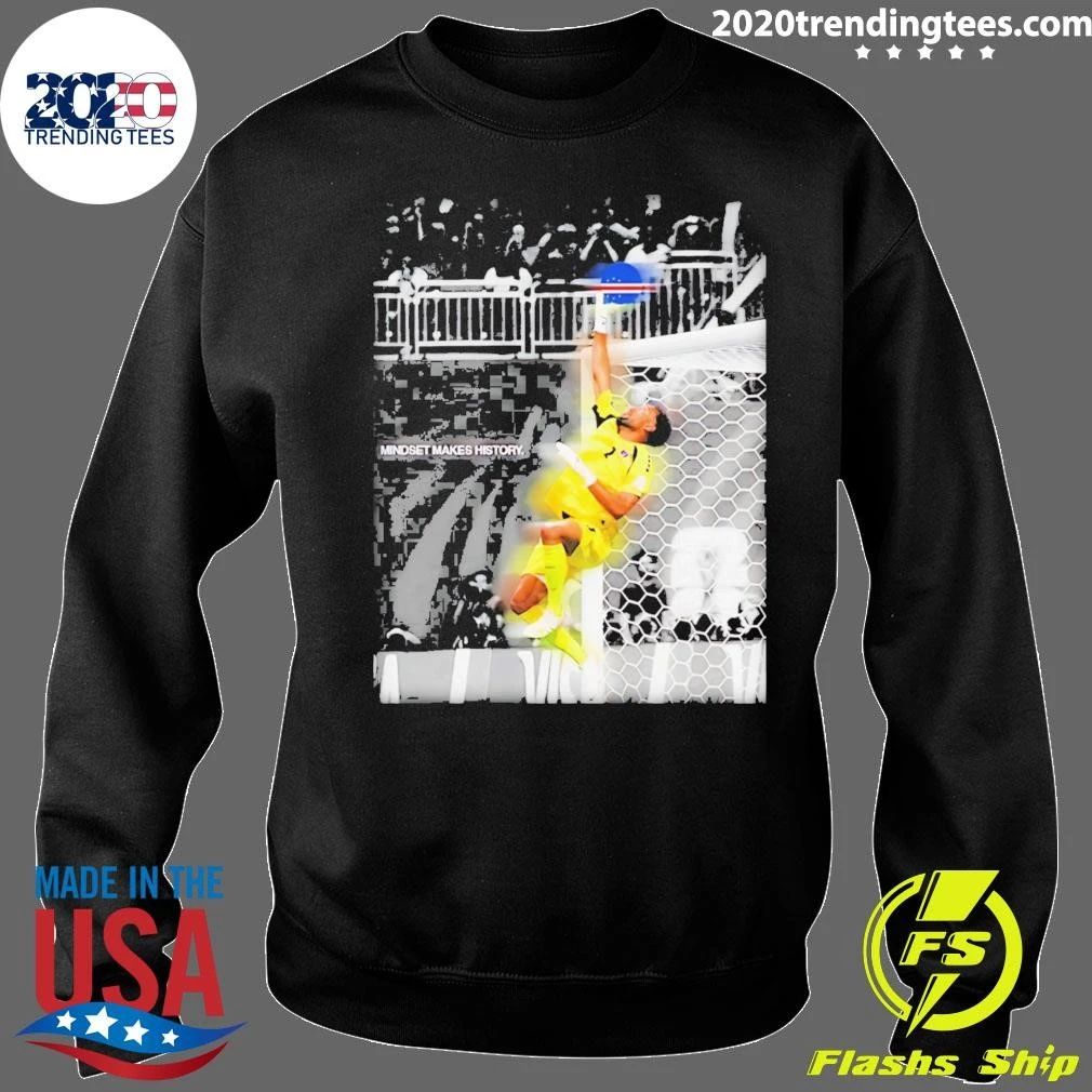 Vozinha Cape Verdean Goalkeeper Mindset Makes History Shirt