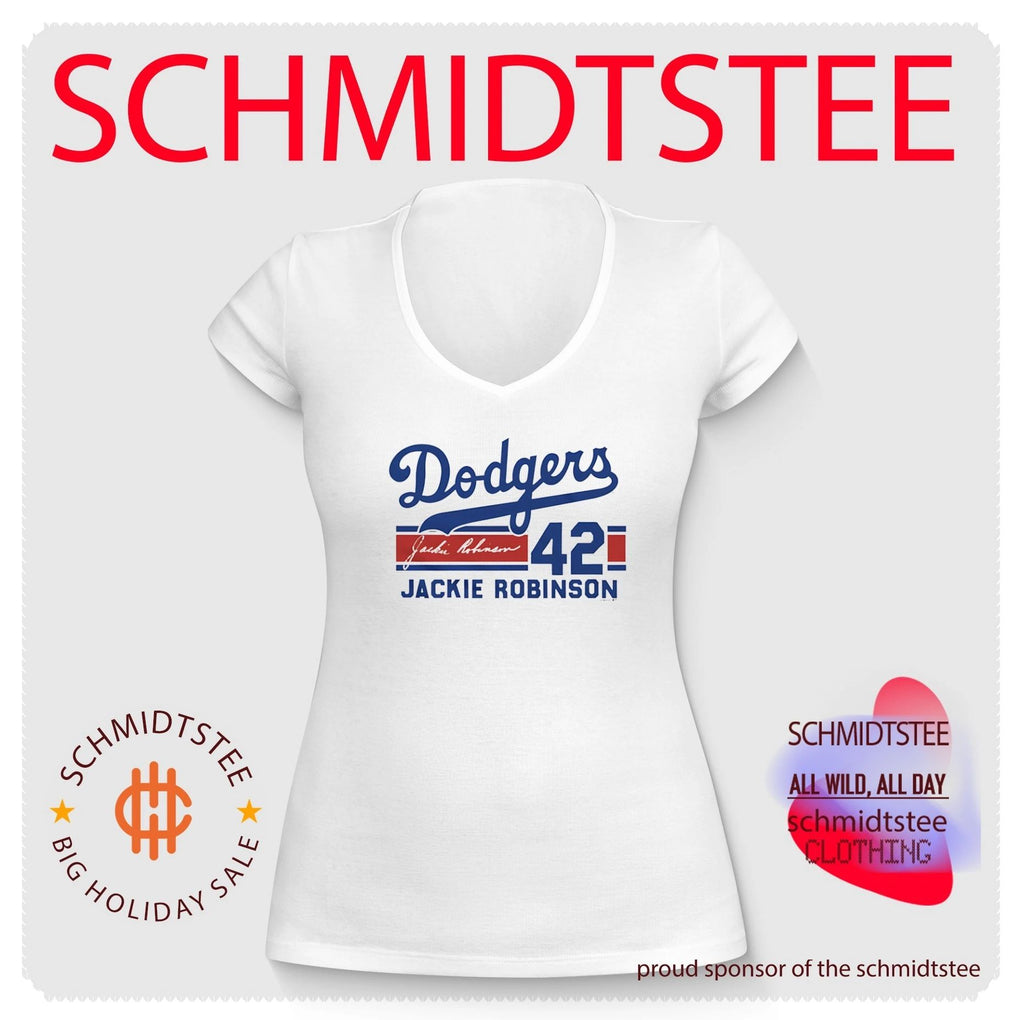 Brooklyn Dodgers Jackie Robinson Signature Name & Number shirt