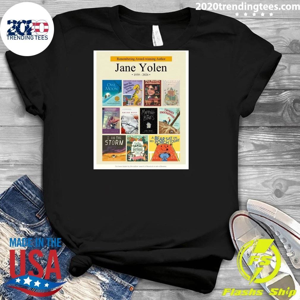 Remembering Award Winning Author Jane Yolen 1939-2026 Shirt