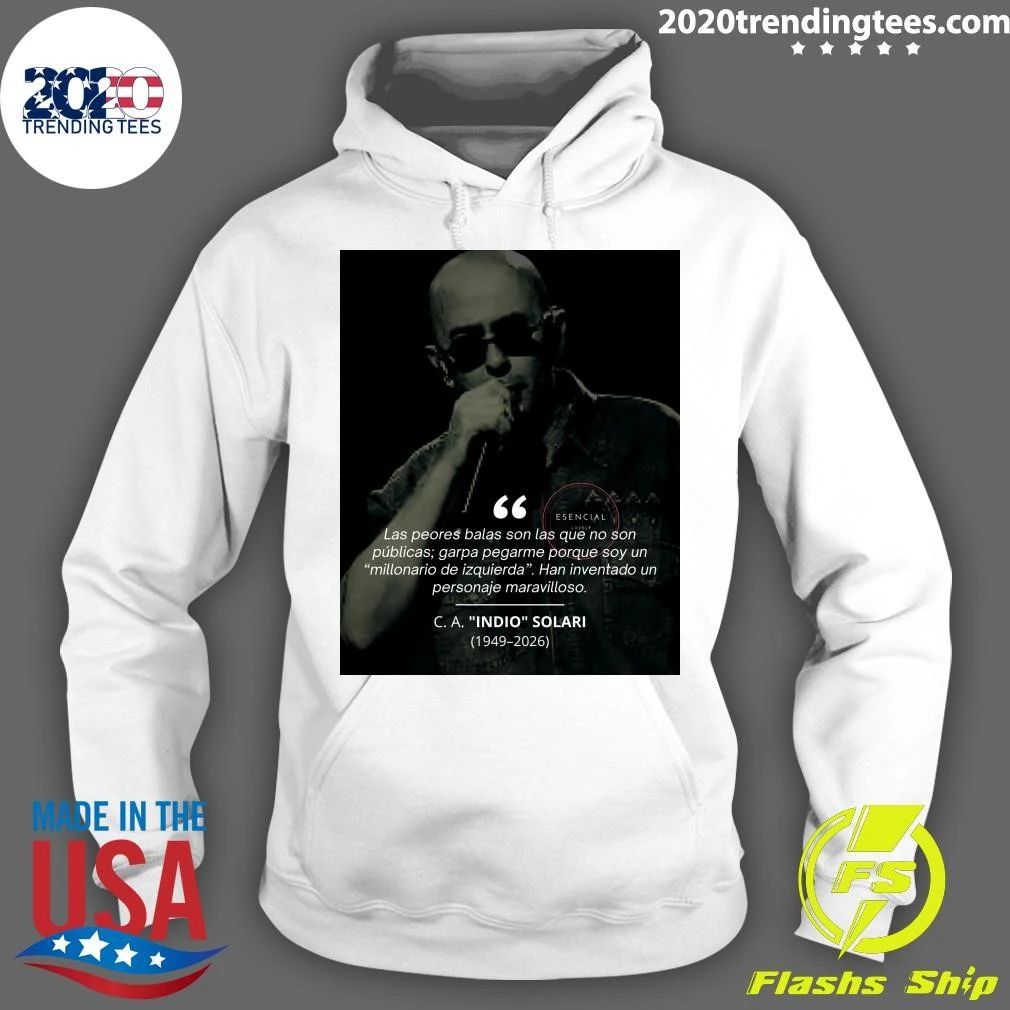 Carlos Alberto Indio Solari 1949–2026 Shirt