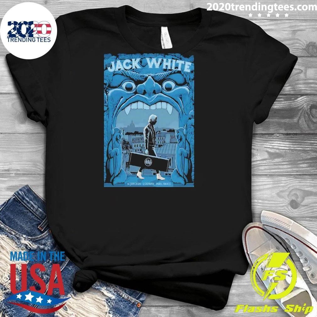 Jack White L’Olympia in Paris France June 14 2026 Shirt