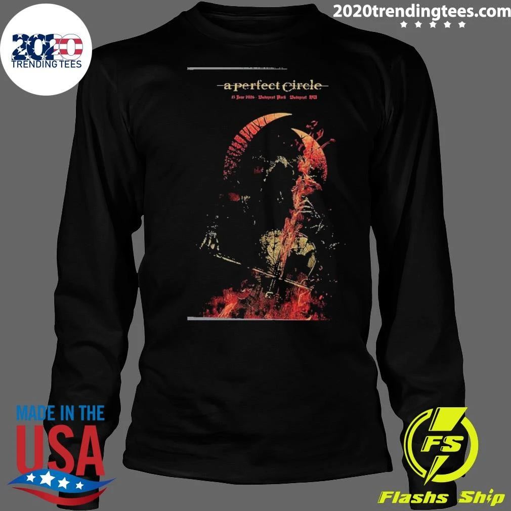 A Perfect Circle Poster Show At Budapest Park In Budapest Hungary On June 15 2026 Home Shirt