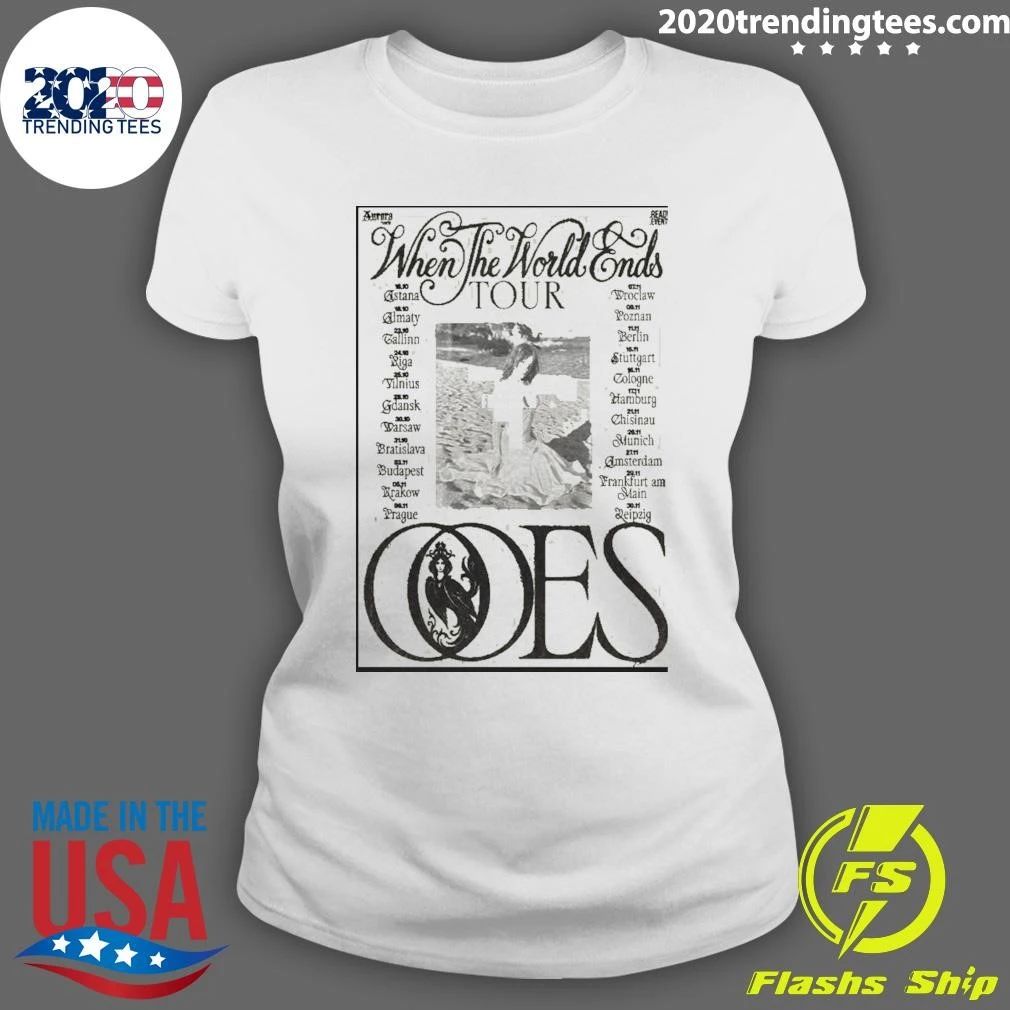 Ooes World Tour 2026 Poster Shirt