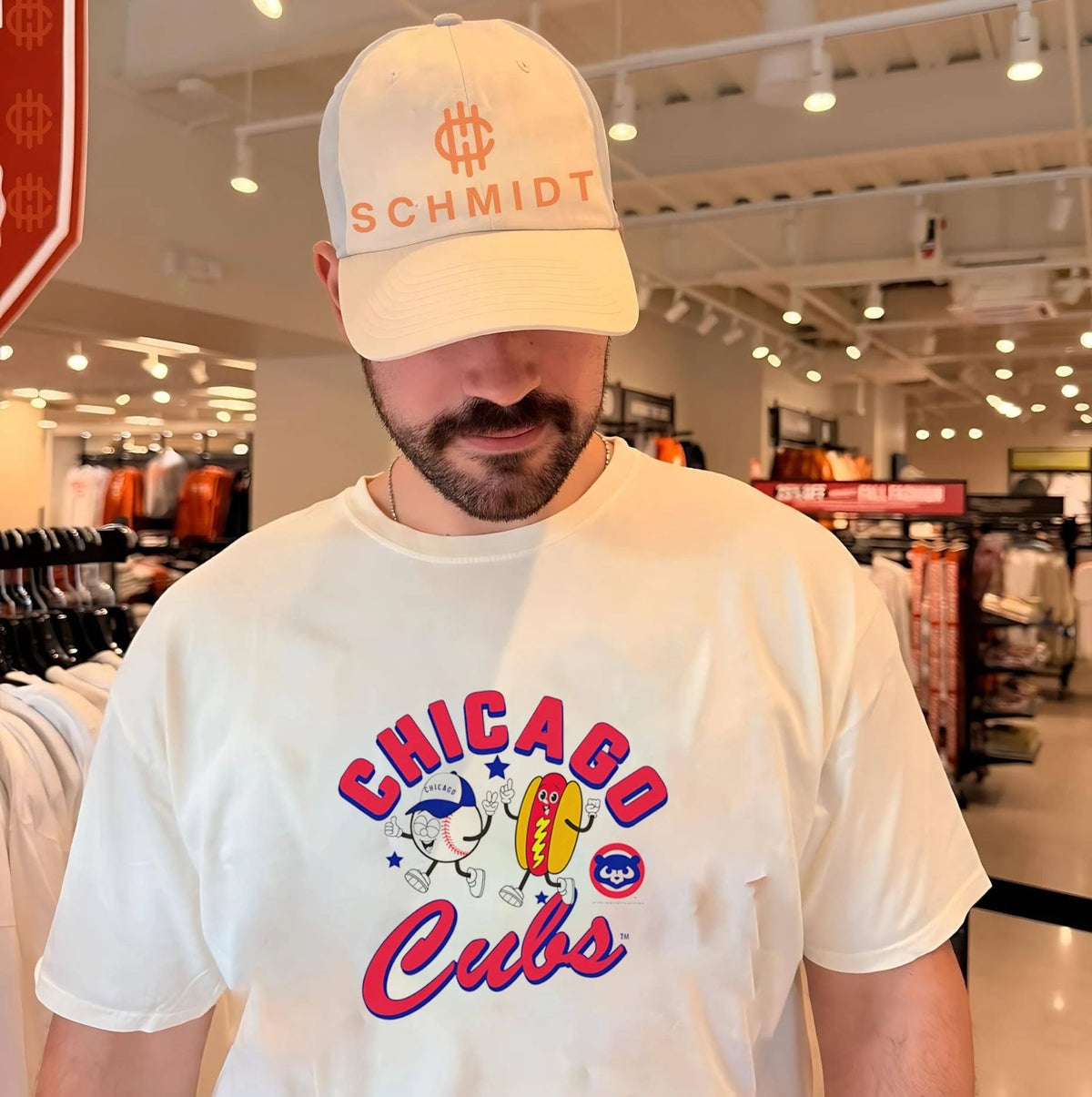 Chicago Cubs HotDog Preschool Snack cartoon shirt