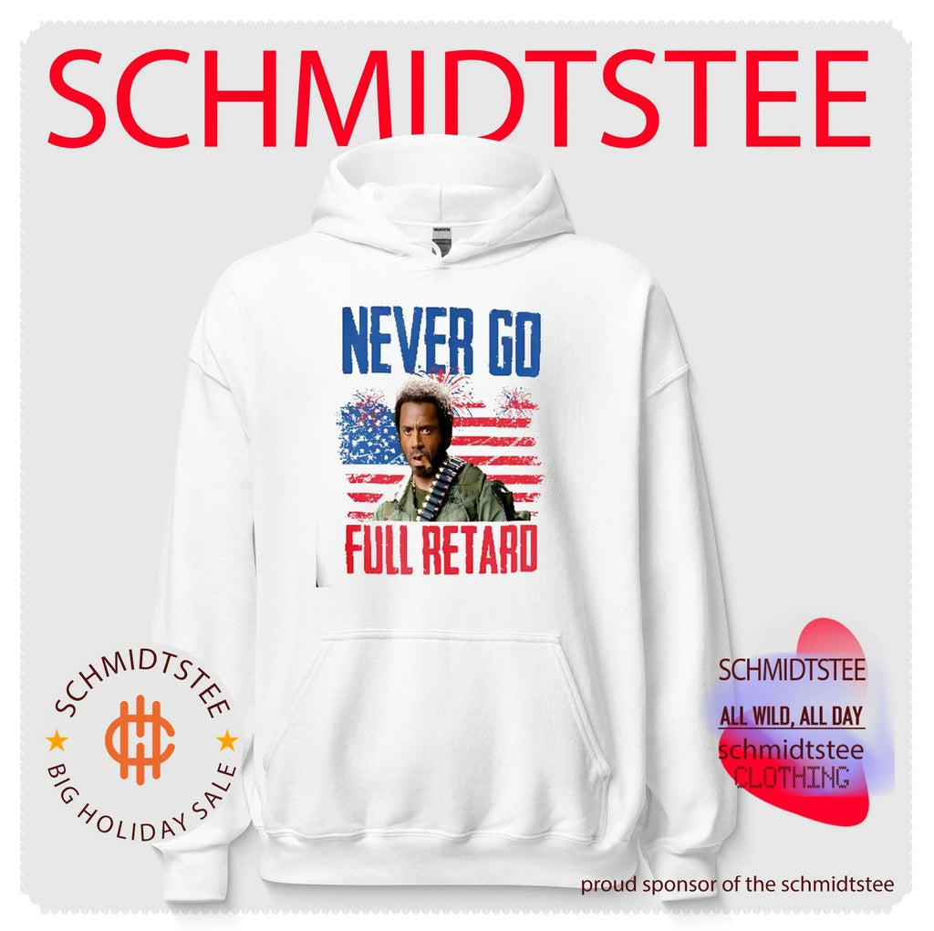 Never Go Full Retard Tropic Thunder 4th Of July shirt