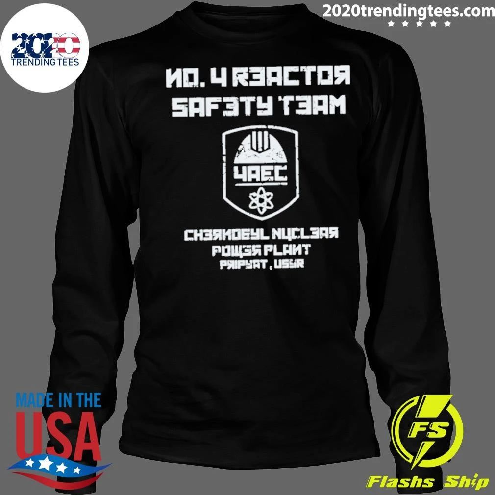 Chernobyl Reactor No. 4 Safety Team Shirt
