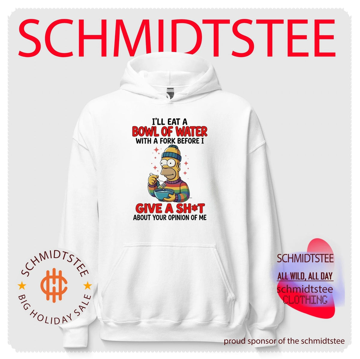 I’ll eat a bowl of water with a fork before I give a shit about your Simpsons shirt