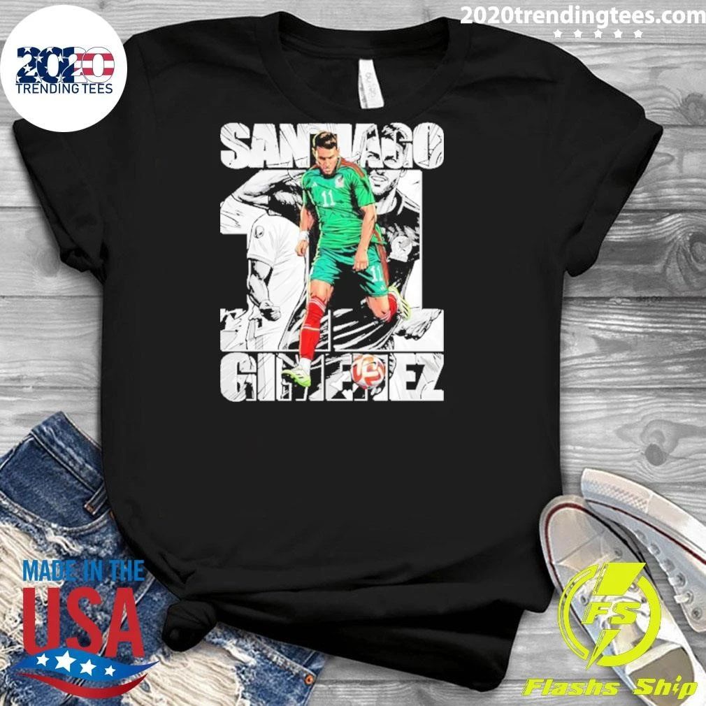Santiago Gimenez Mexico Soccer Shirt