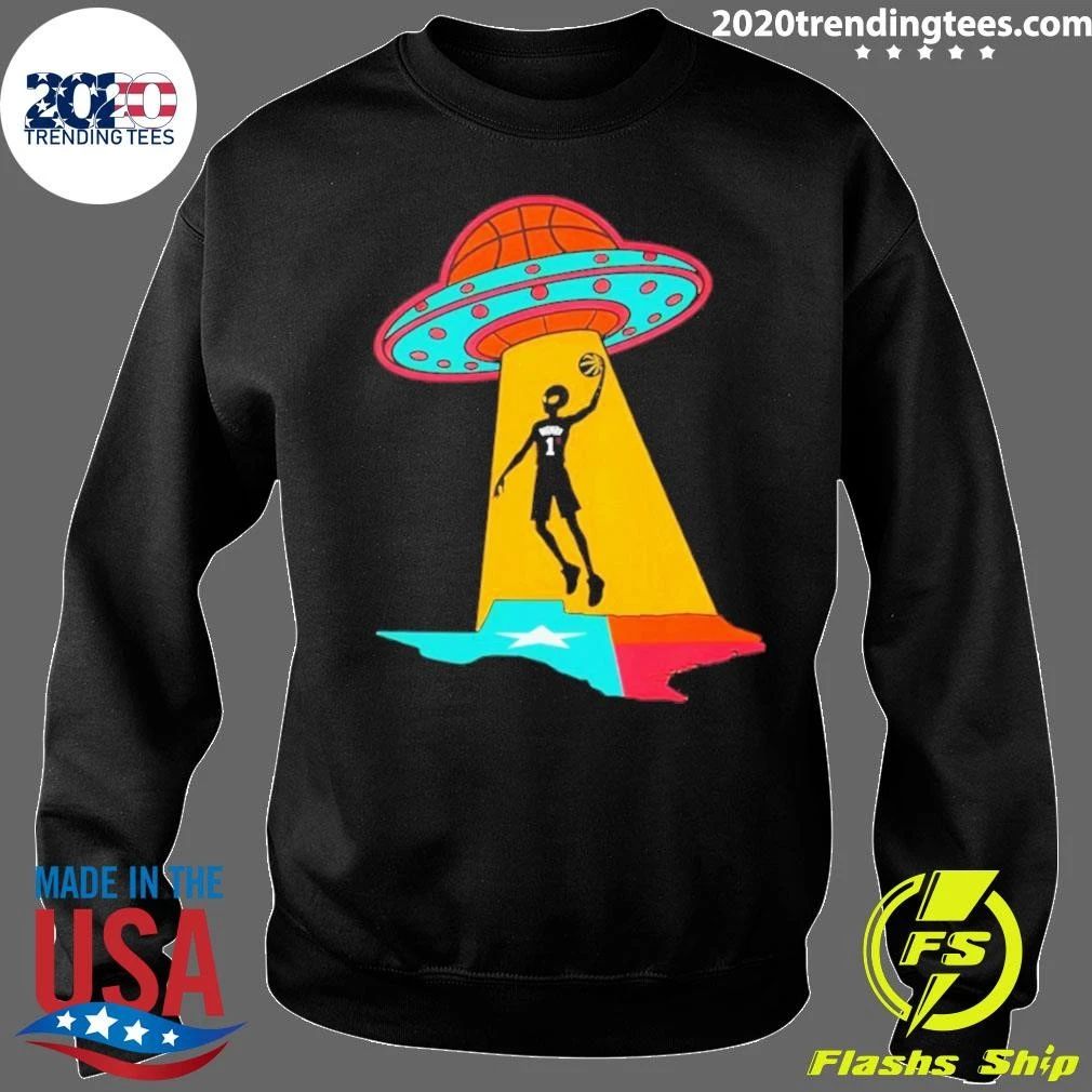 Antonio Basketball Wemby The Alien Spurs Star Shirt