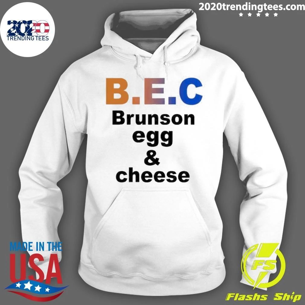 Jalen Brunson Apparel B.e.c Brunson Egg Cheese Shirt