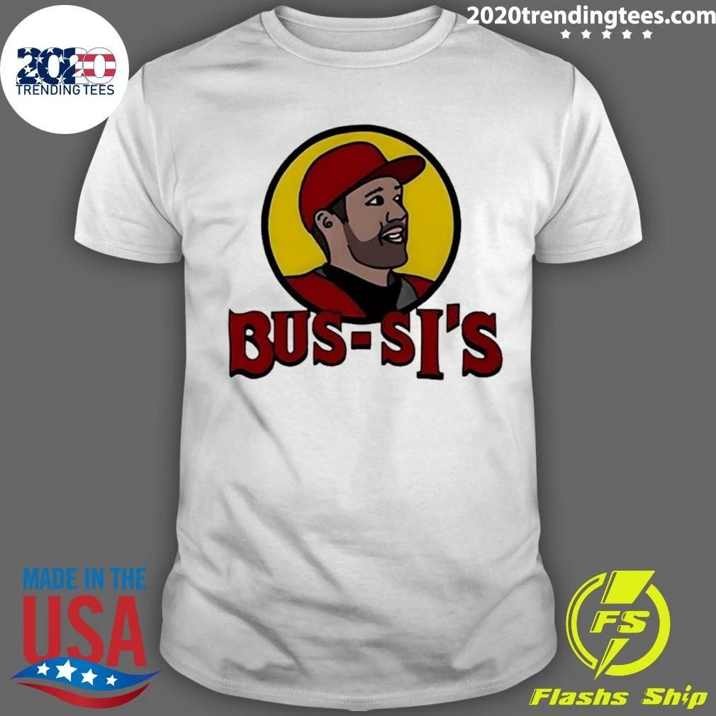 Brandon Bussi Carolina Hurricanes Bus-si’s Buc-ees Parody Logo Shirt