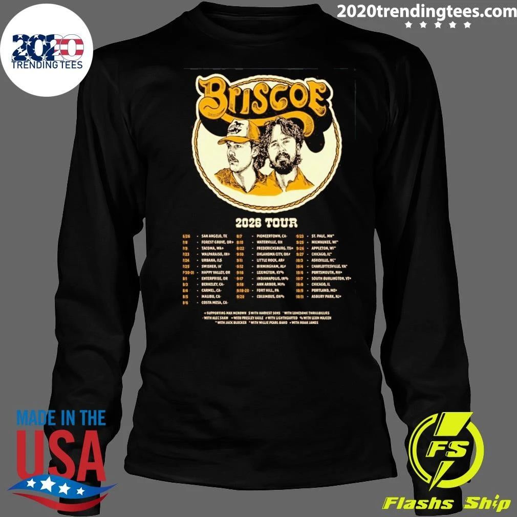 Briscoe World Tour 2026 Poster Shirt