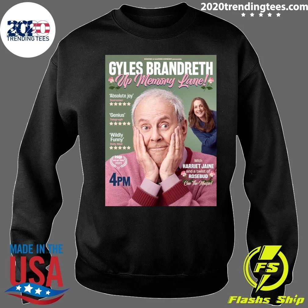 Bound & Gassed Comedy Presents Gyles Brandreth Up Memory Lane Shirt
