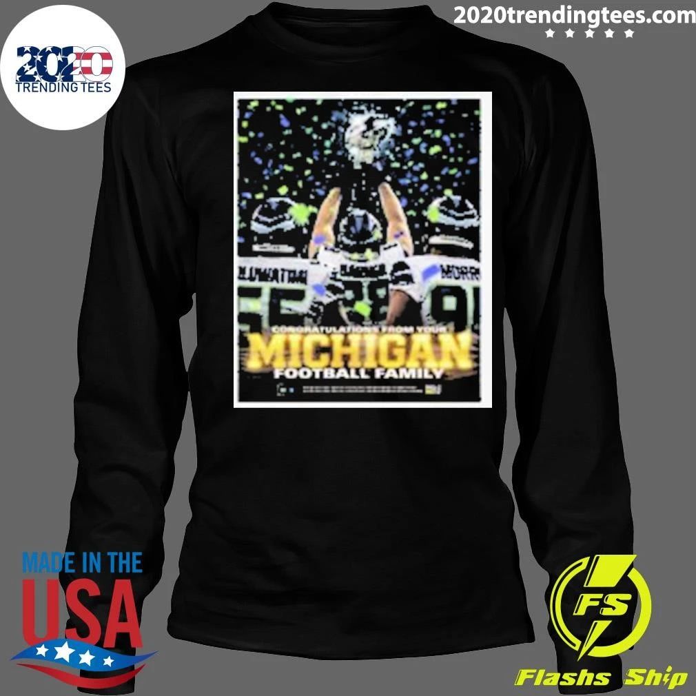Congratulations From Your Michigan Football Family Shirt