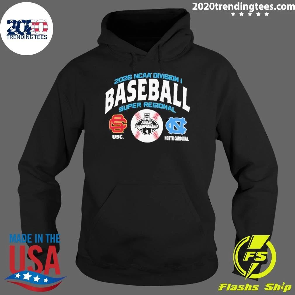 USC Trojans Vs UNC Tar Heels 2026 NCAA DI Baseball Super Regional Chapel Hill, NC Shirt
