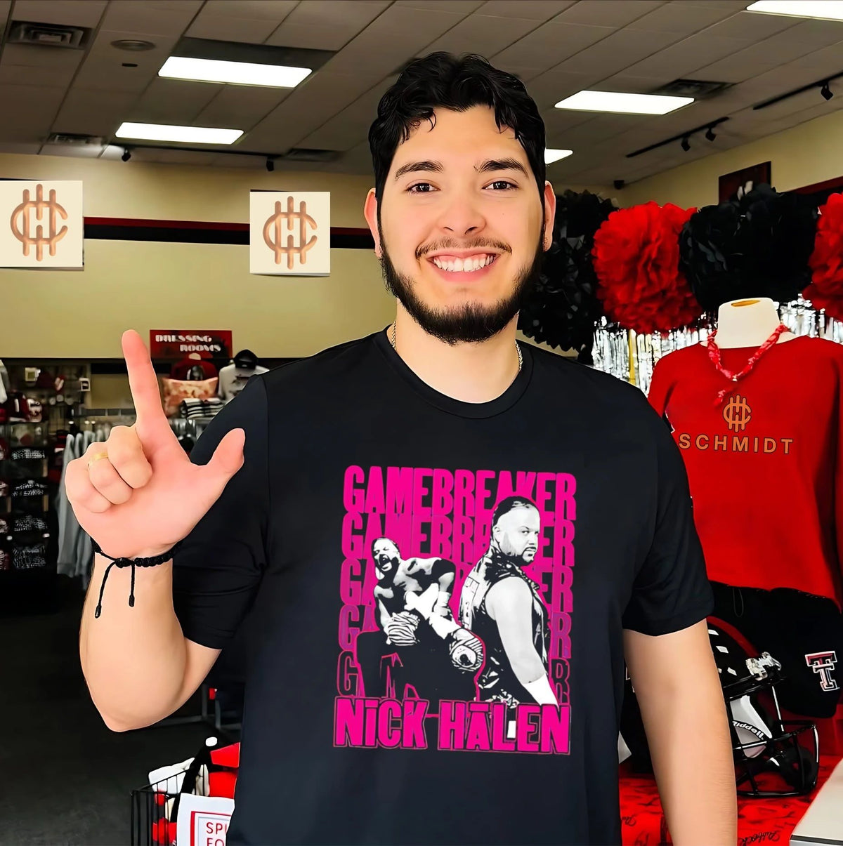 Nick Halen Gamebreaker professional wrestling shirt