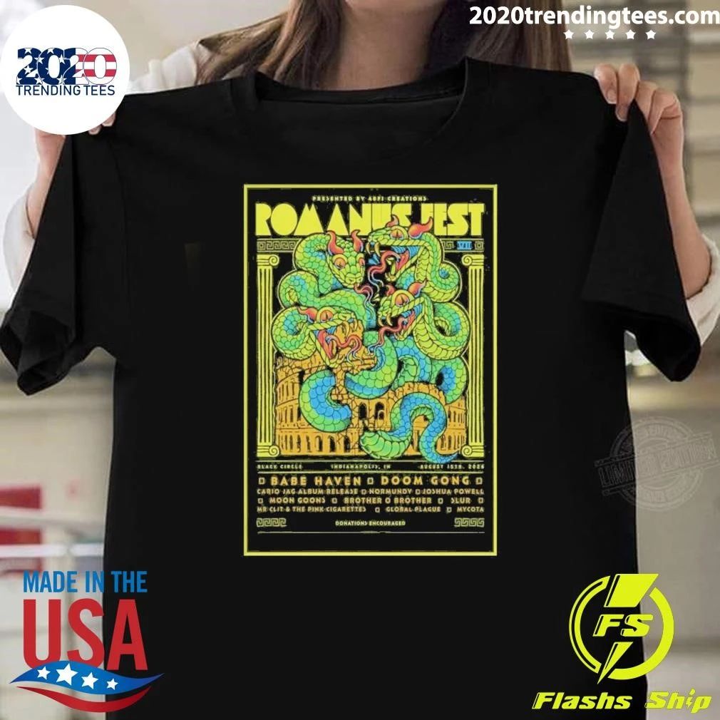 Romanus Fest August 15th 2026 Indianapolis IN Poster Shirt
