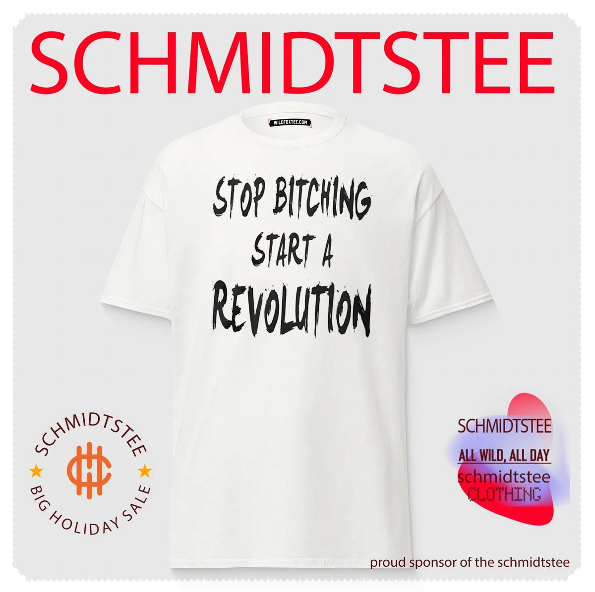 Stop Bitching Start A Revolution Shirt