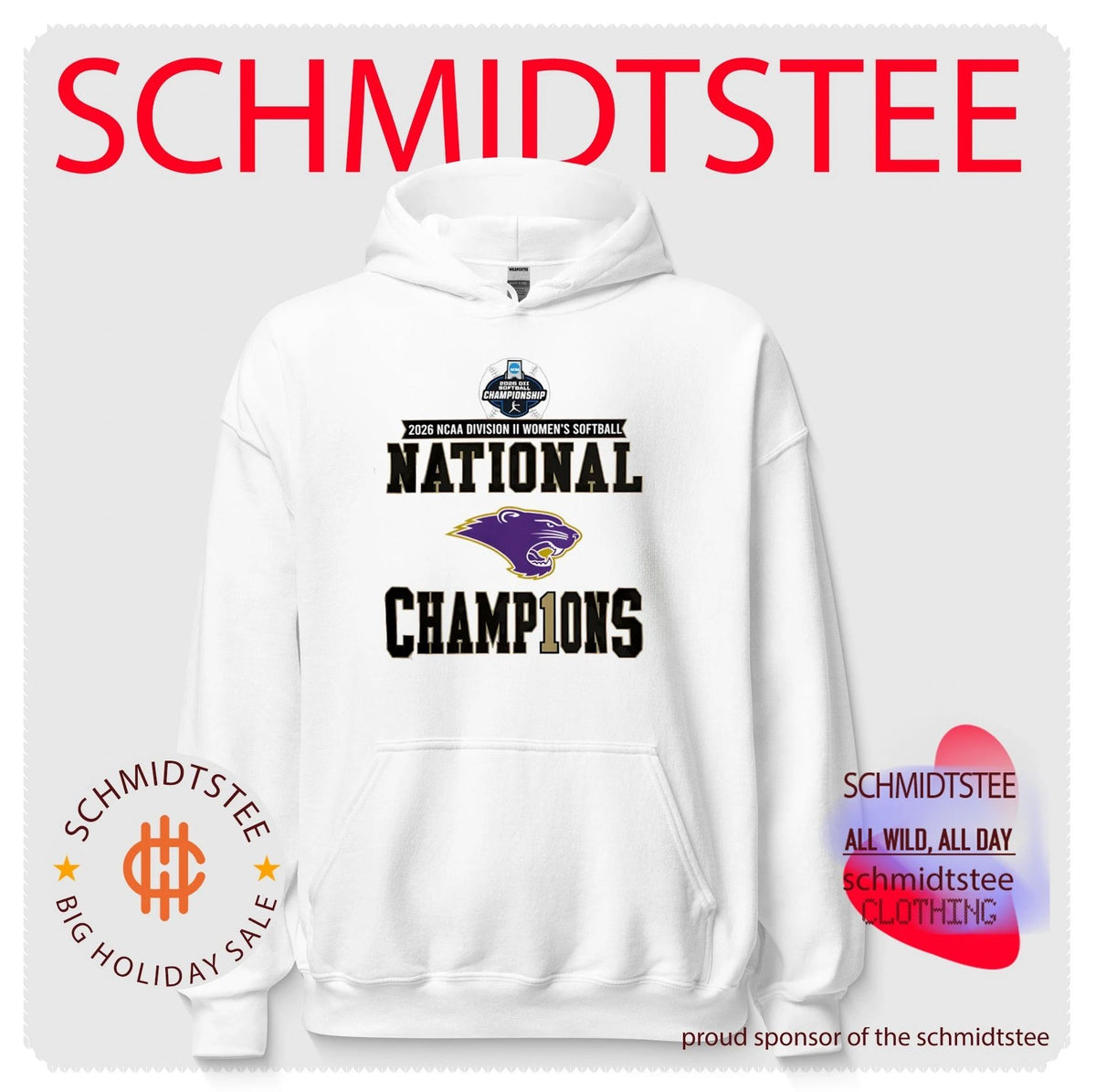 McKendree Bearcats 2026 DII Softball Champions Shirt