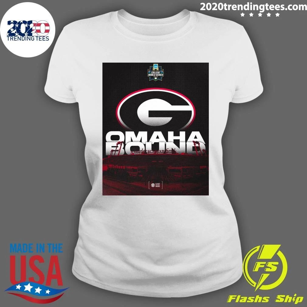 Omaha Bound Georgia Baseball Shirt