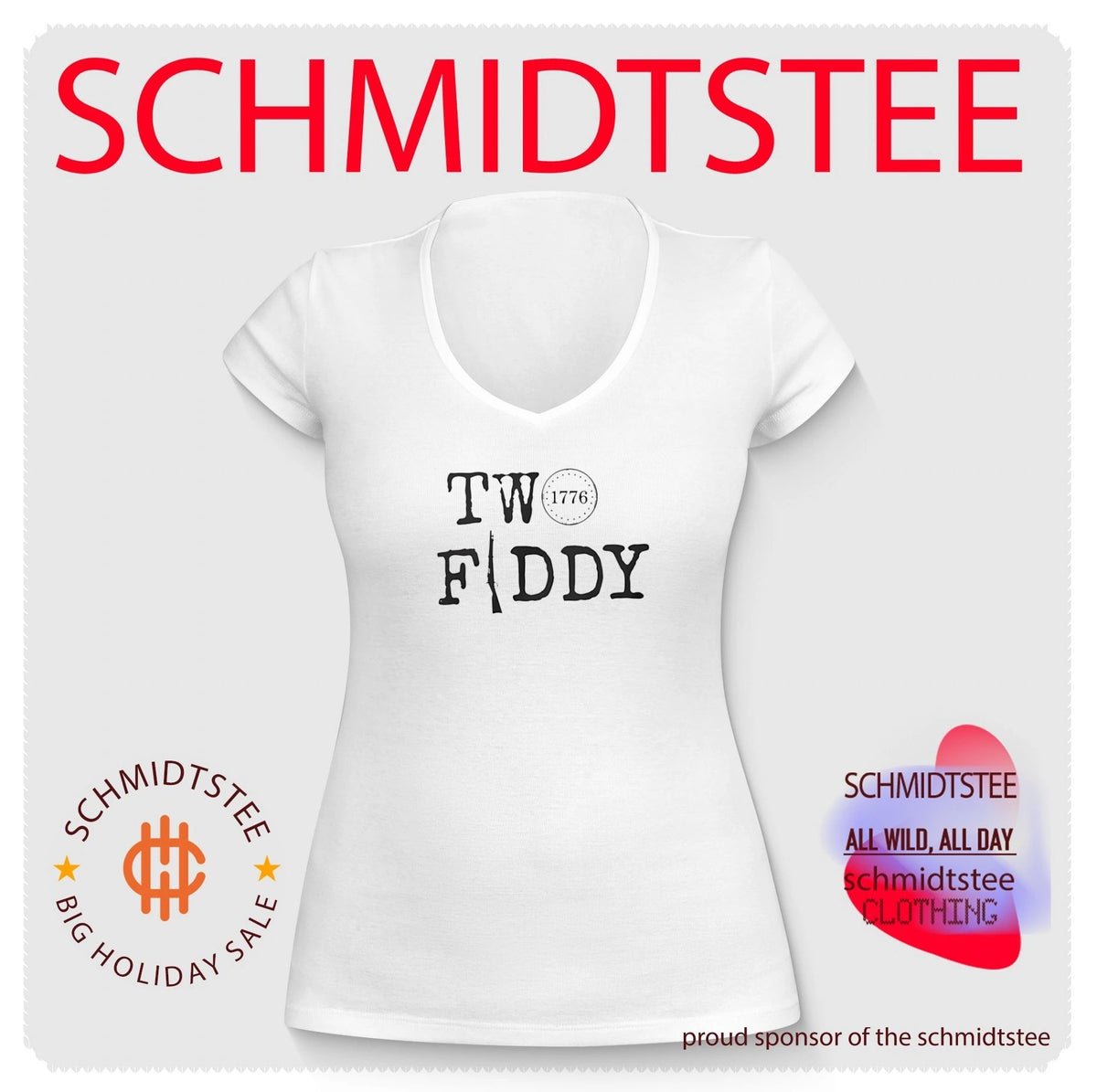 Two Fiddy 1776 2026 shirt