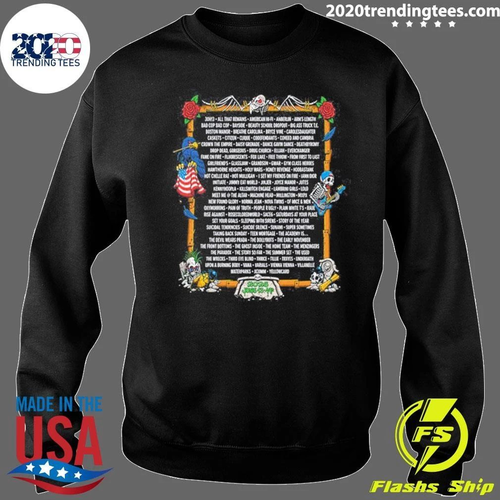 Vans Warped Tour Washington D.C 2026 Lineup Tee Shirt
