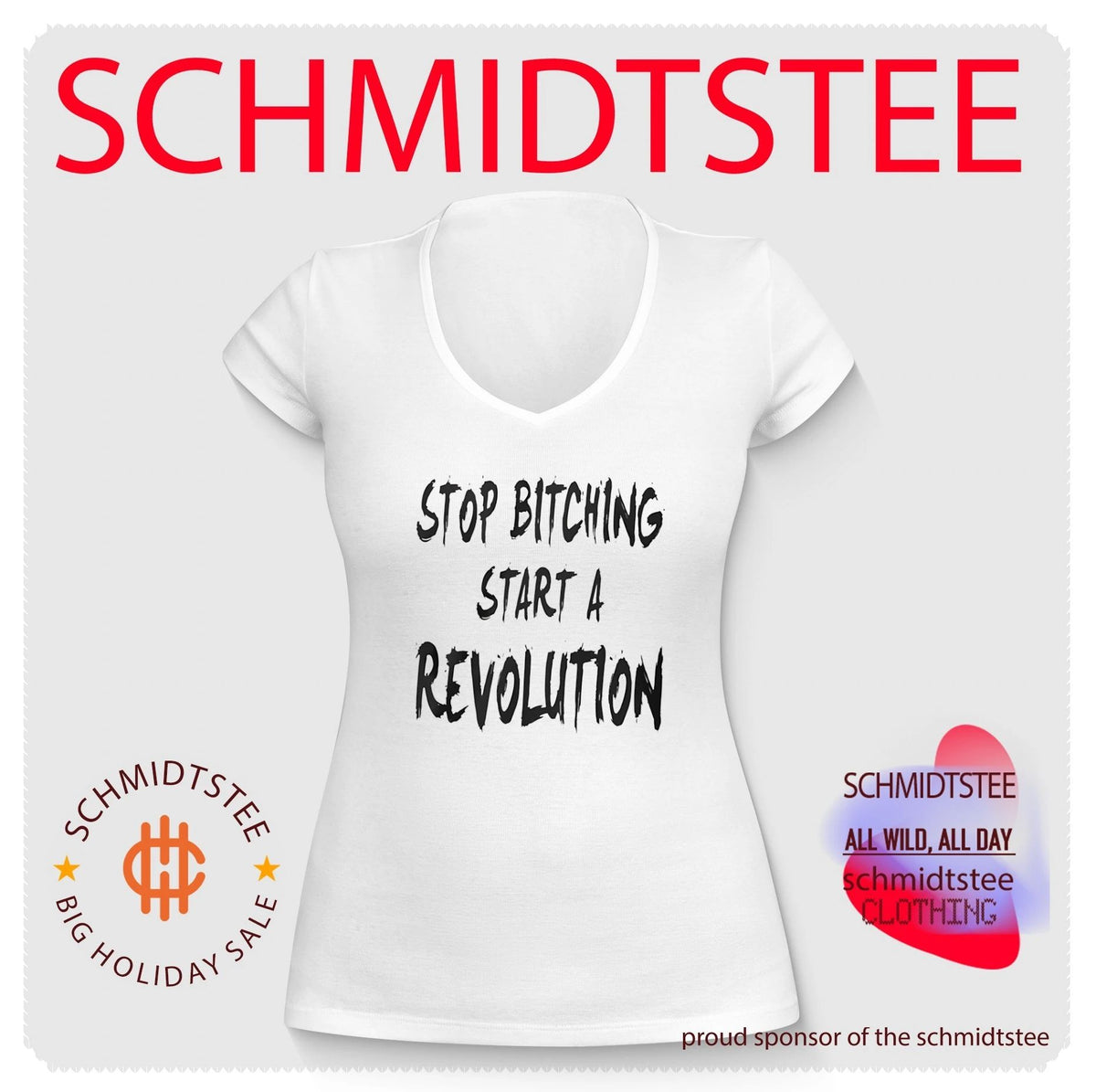 Stop Bitching Start A Revolution Shirt