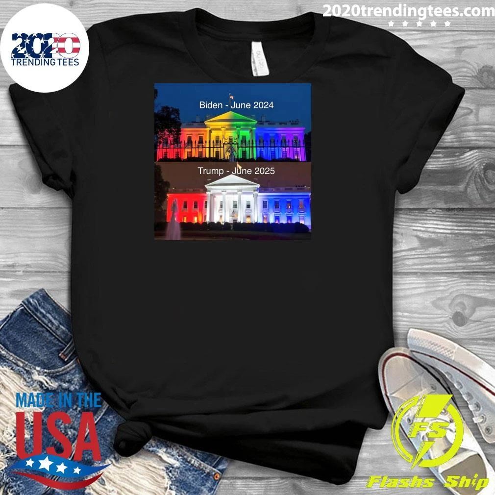 Biden June 2024 Trump June 2025 Shirt