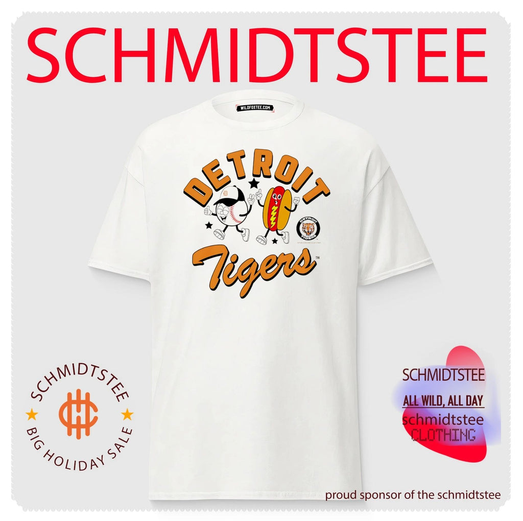 Detroit Tigers HotDog Preschool Snack cartoon shirt