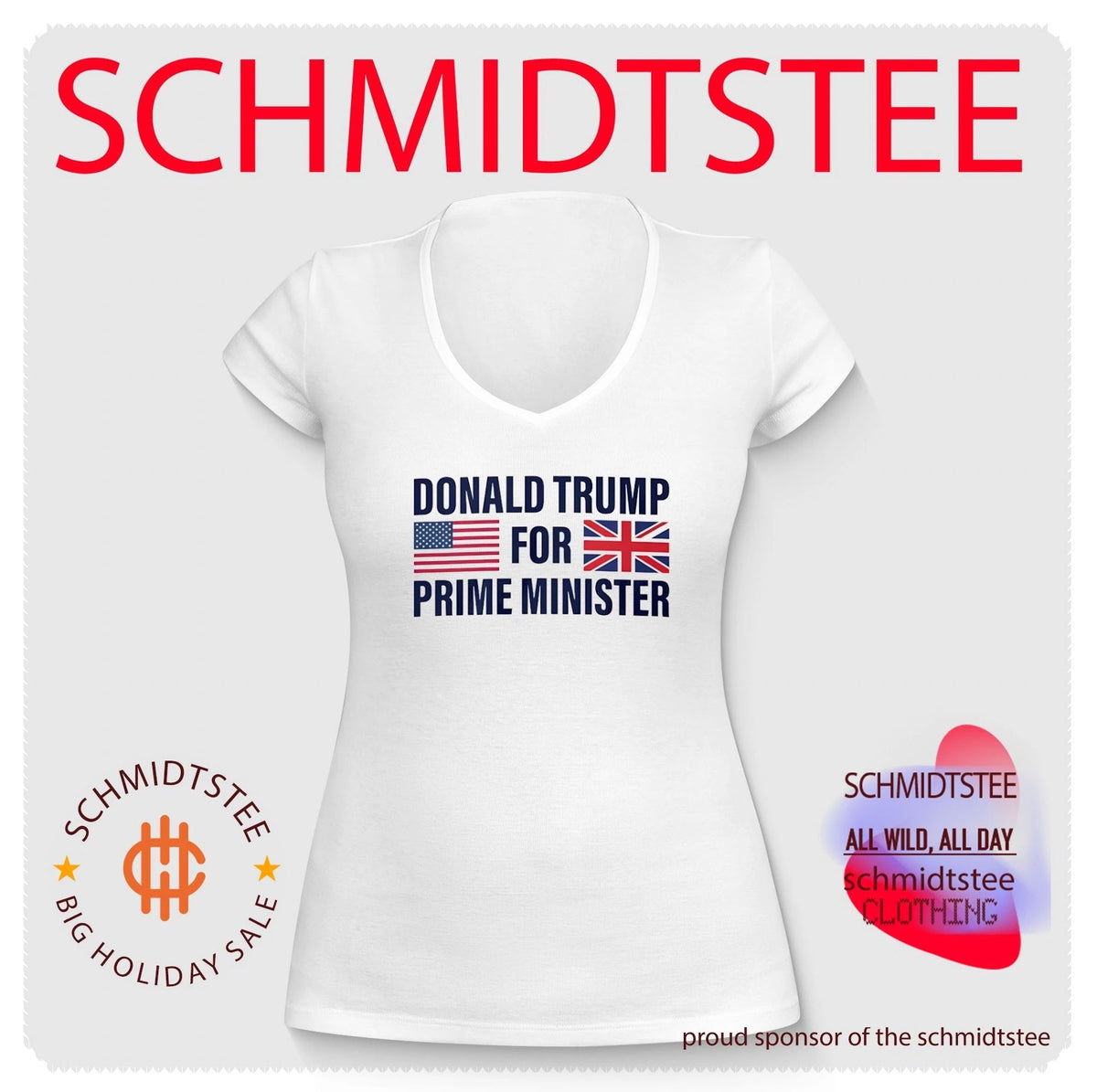 Tyson Fury Donald Trump For Prime Minister shirt
