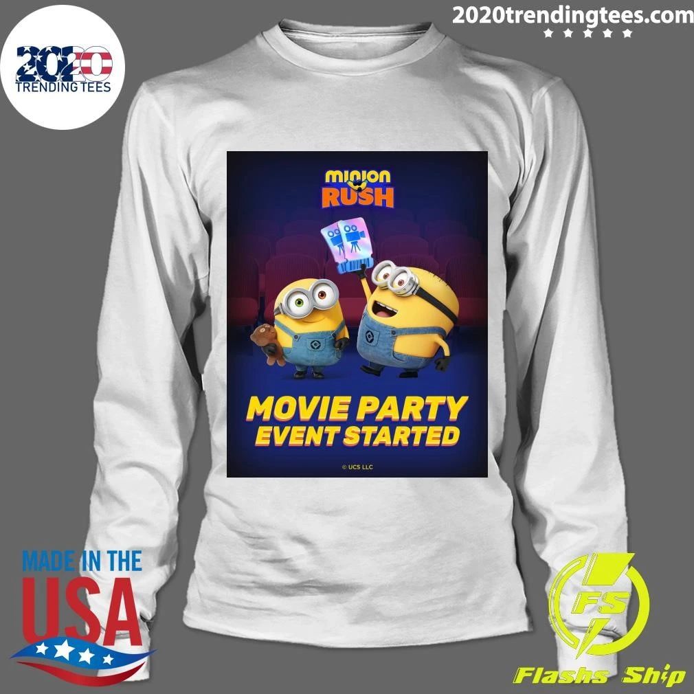 Minion Rush Movie Party Event Started Shirt