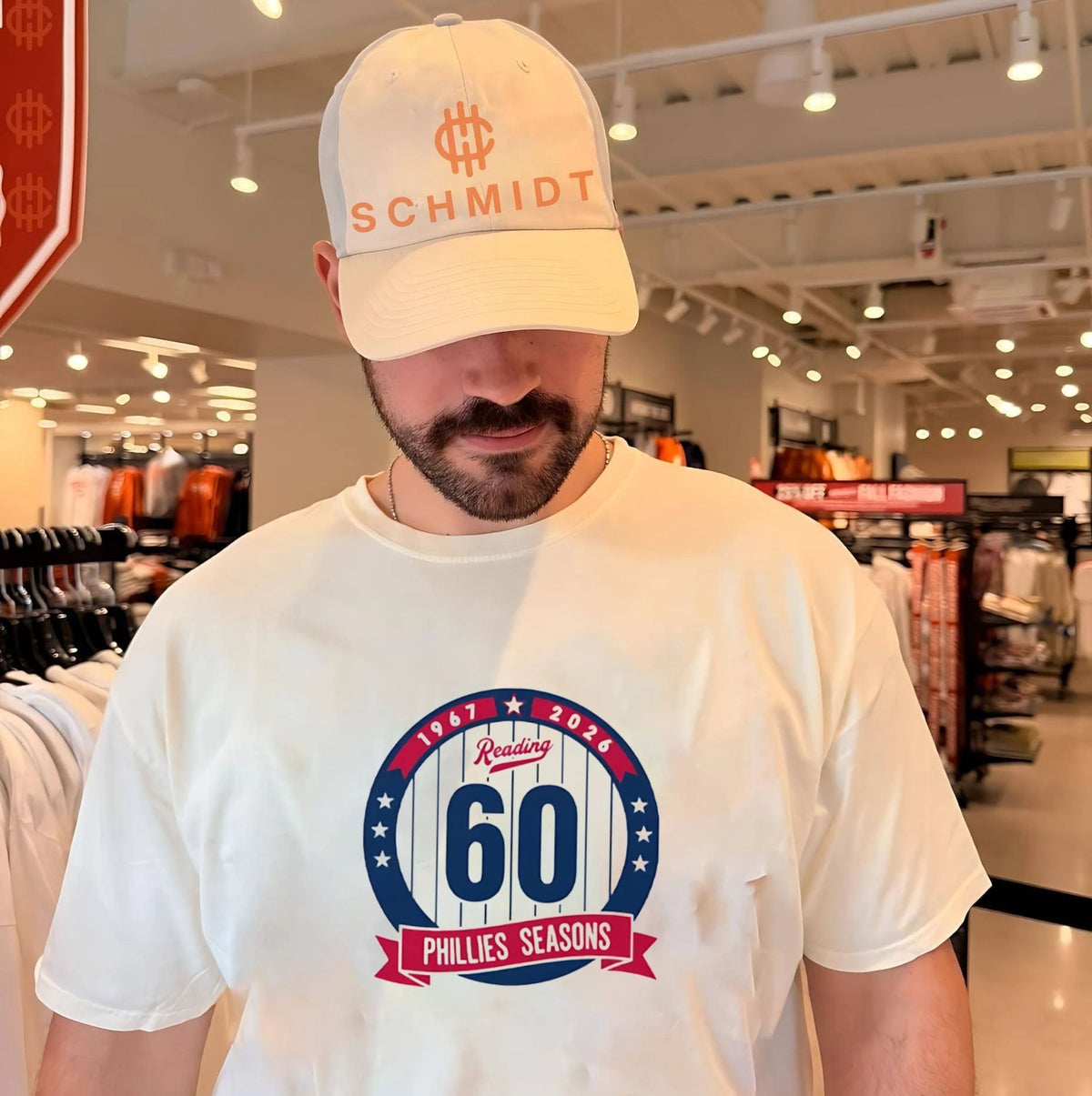 Philadelphia Phillies Reading Fightin Phils 60 Seasons Anniversary 1967–2026 Shirt