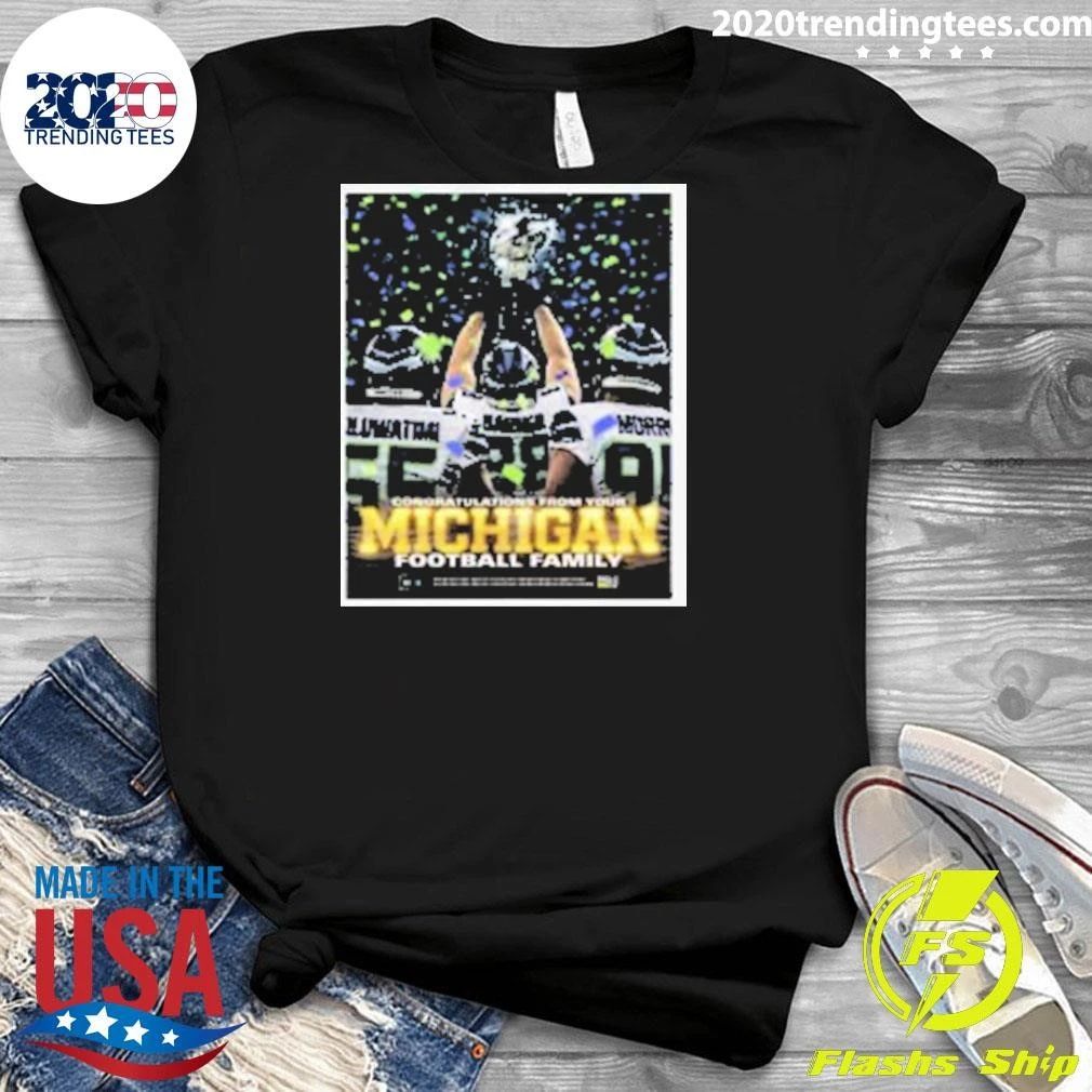 Congratulations From Your Michigan Football Family Shirt