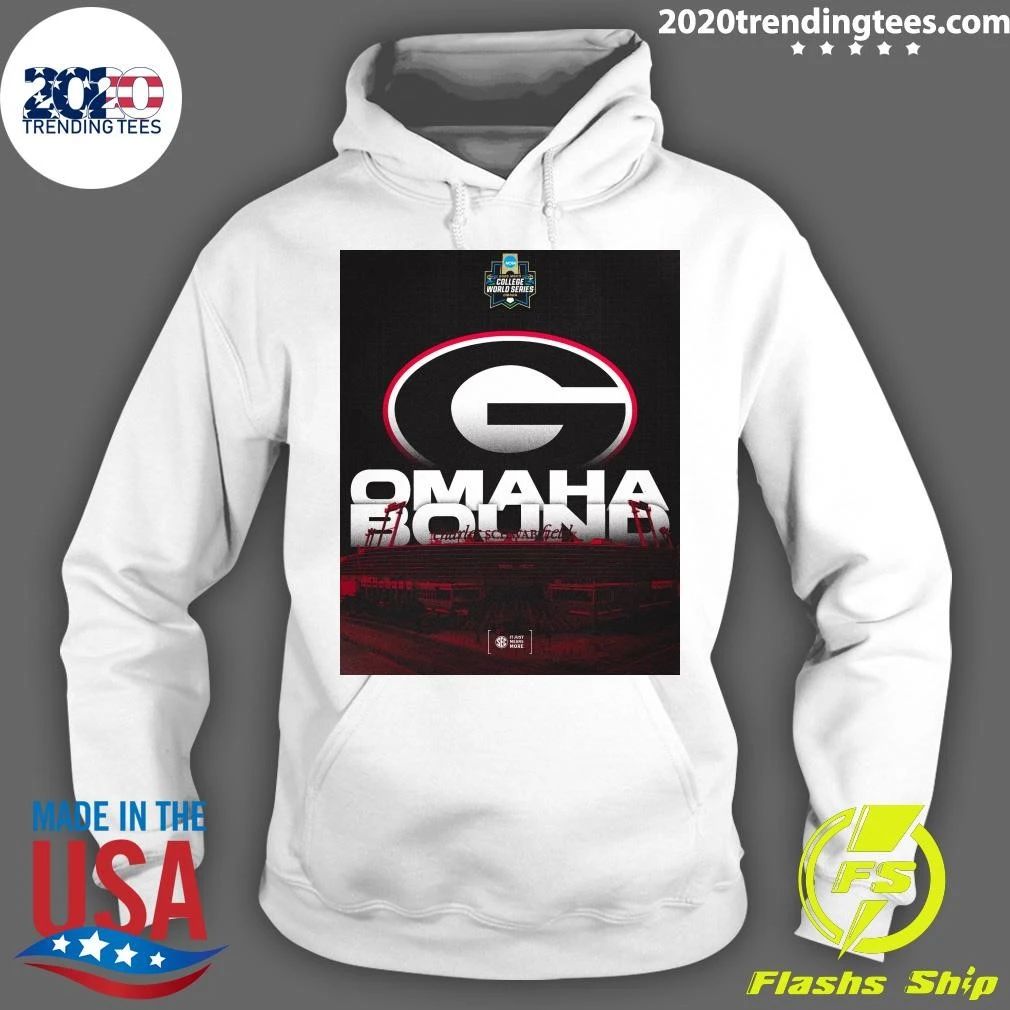 Omaha Bound Georgia Baseball Shirt