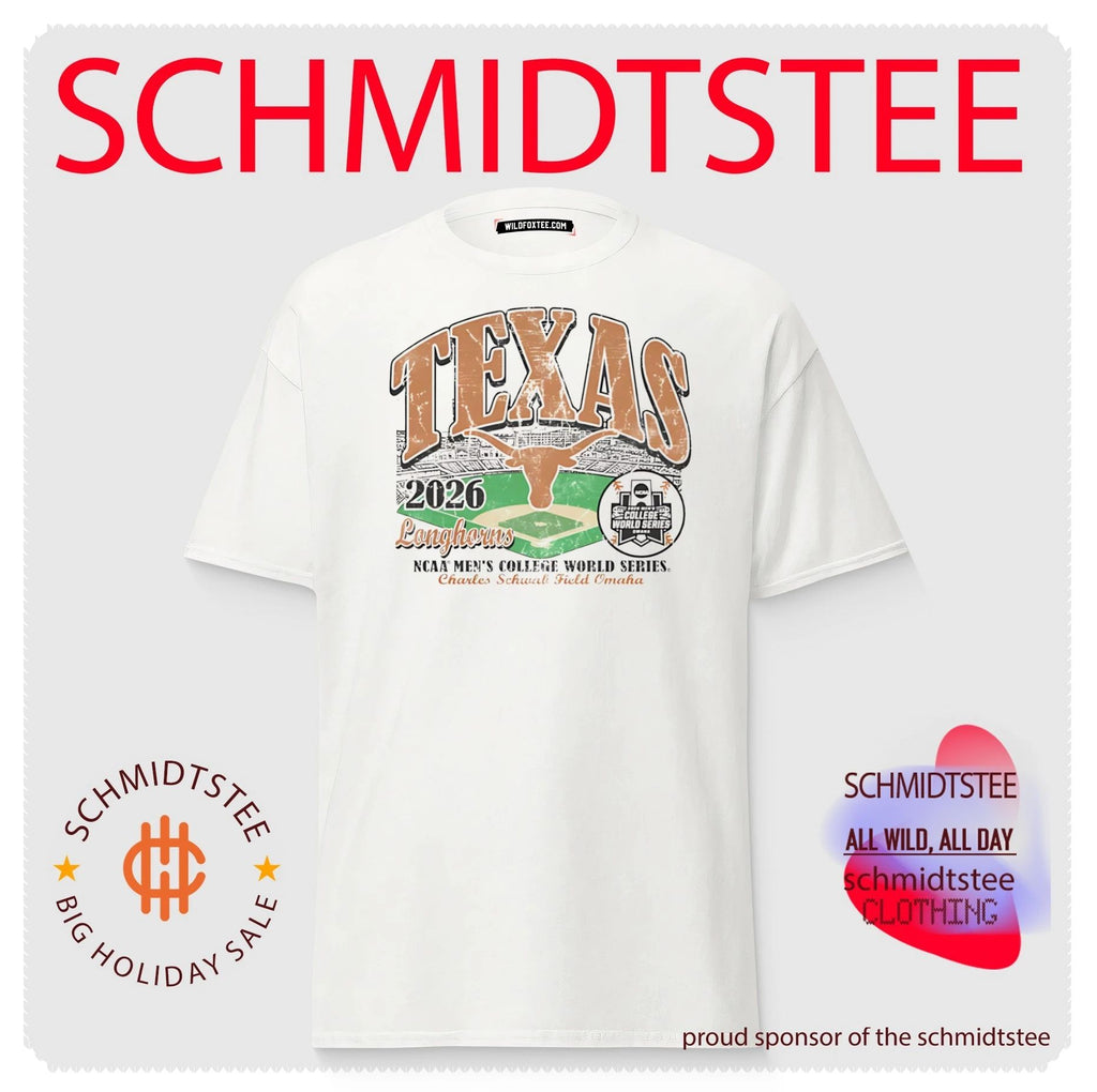 Texas Longhorns 2026 Baseball College World Series Bound Field stadium shirt