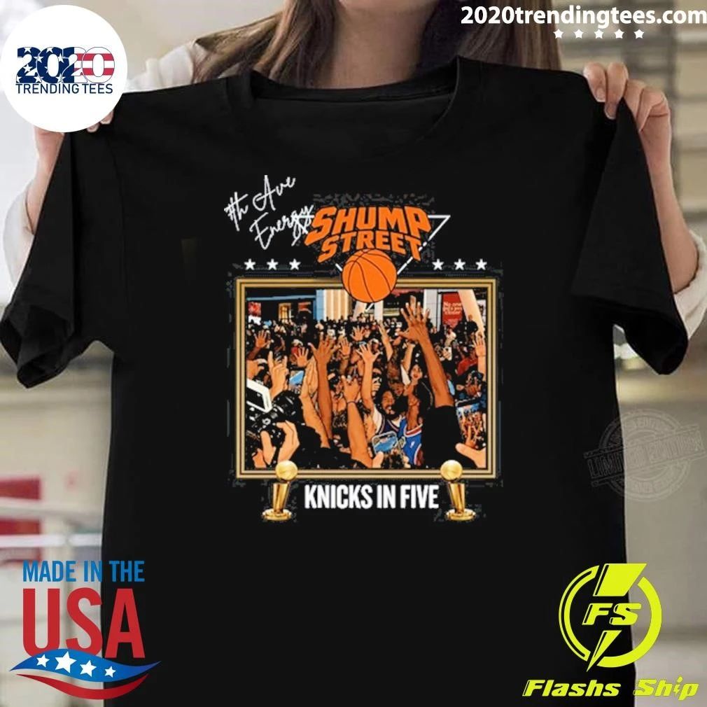 Shump Street Man Of The People Championship Tee NY Knicks Signature Shirt