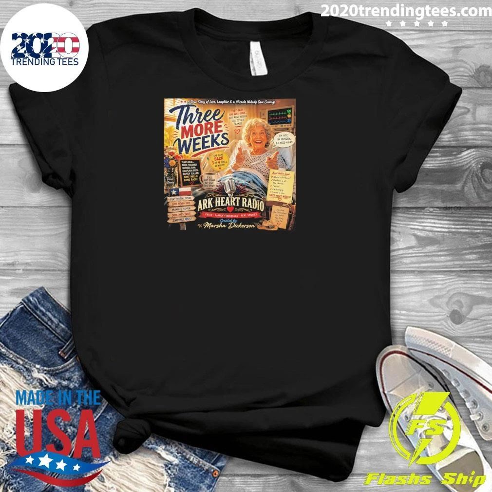 Three More Weeks Ark Heart Radio Women’s Cut Shirt
