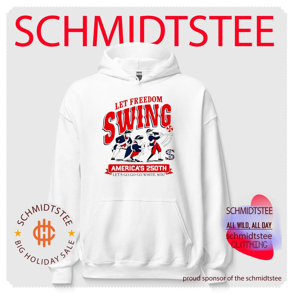 Let Freedom Swing Americas 250th White Sox Shirt