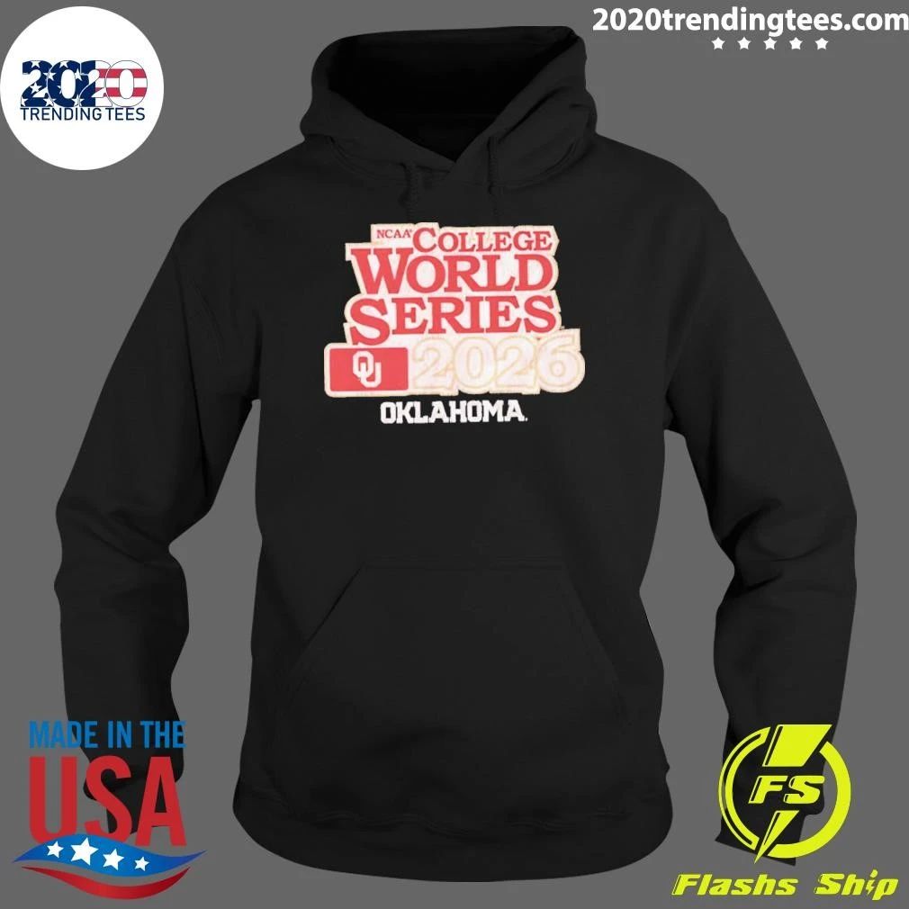 Oklahoma Baseball 2026 Ncaa College World Series Shirt
