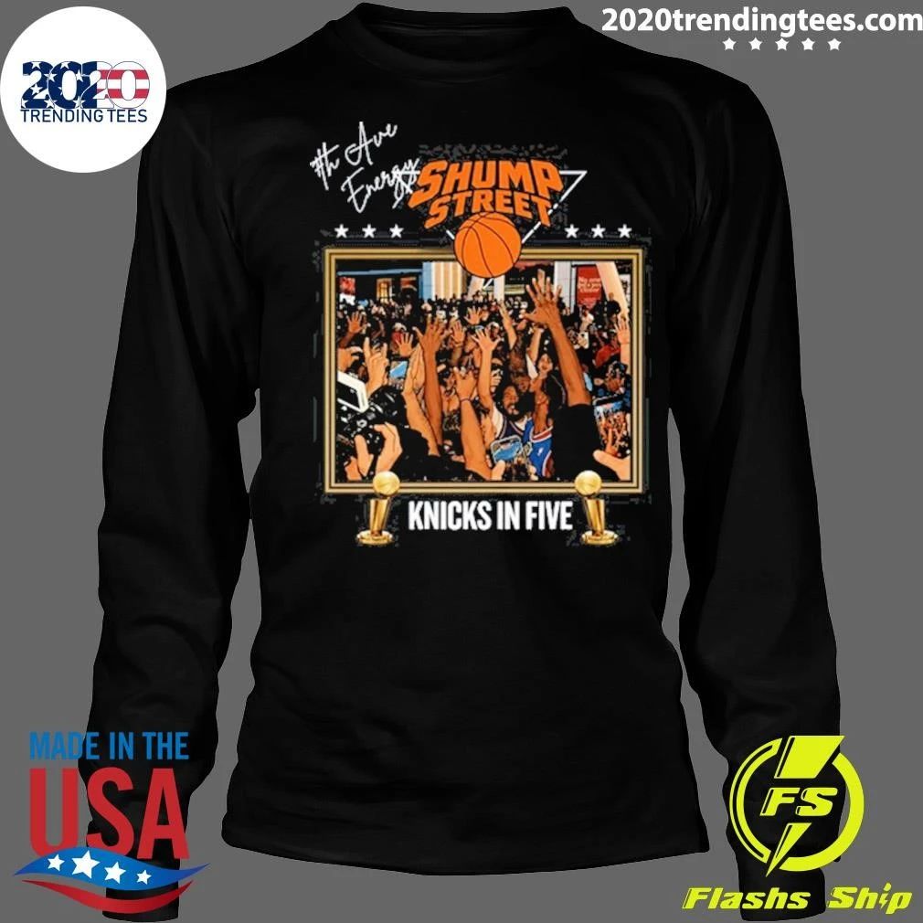 Shump Street Man Of The People Championship Tee NY Knicks Signature Shirt