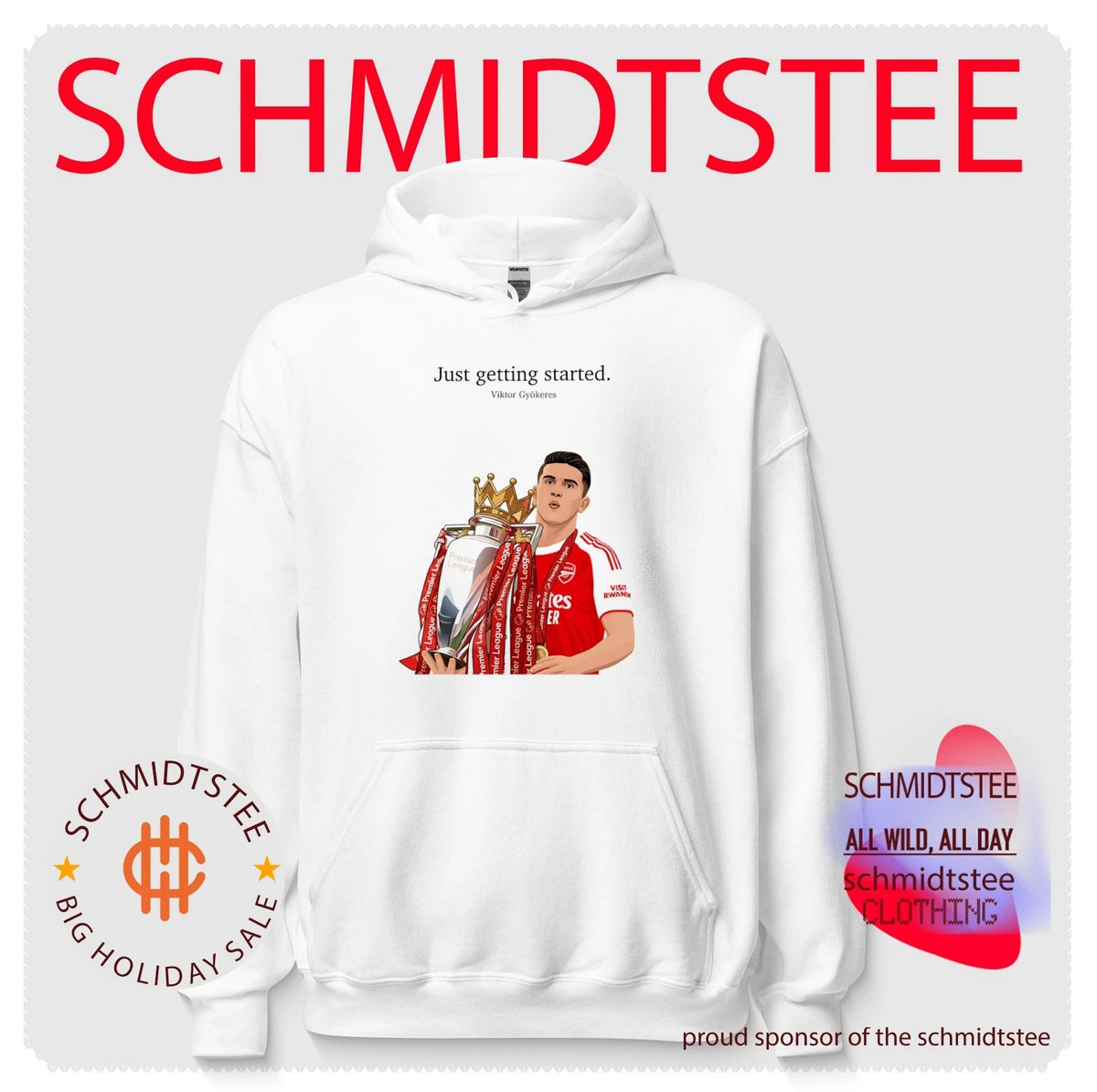 Viktor Gyokeres Arsenal just getting started shirt