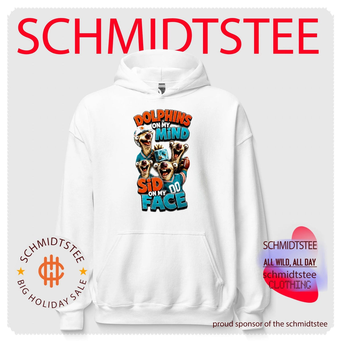 Miami Dolphins on my Mind Sid On My Face shirt