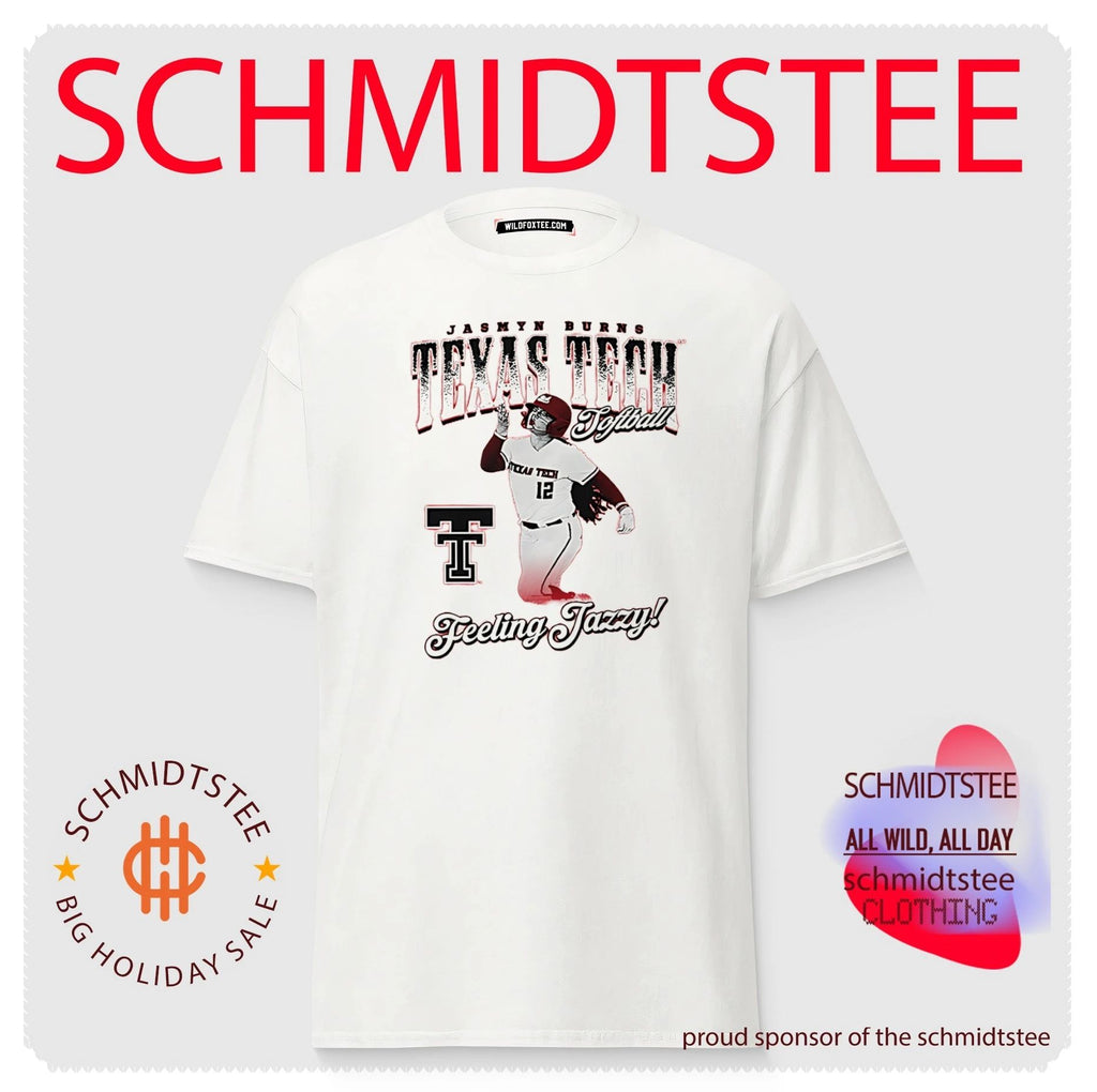 Texas Tech Jasmyn Burns Softball Feeling Jazzy portrait shirt