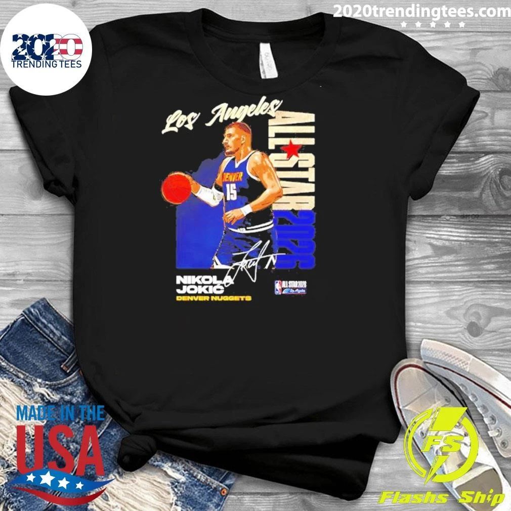 Los Angeles Nikola Jokic Denver Nuggets 2026 NBA All-Star Signature Shirt