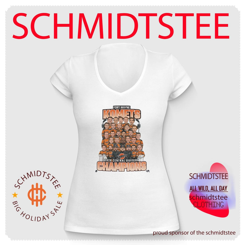 Fort Wayne Komets 2026 Central Division Champions caricature shirt