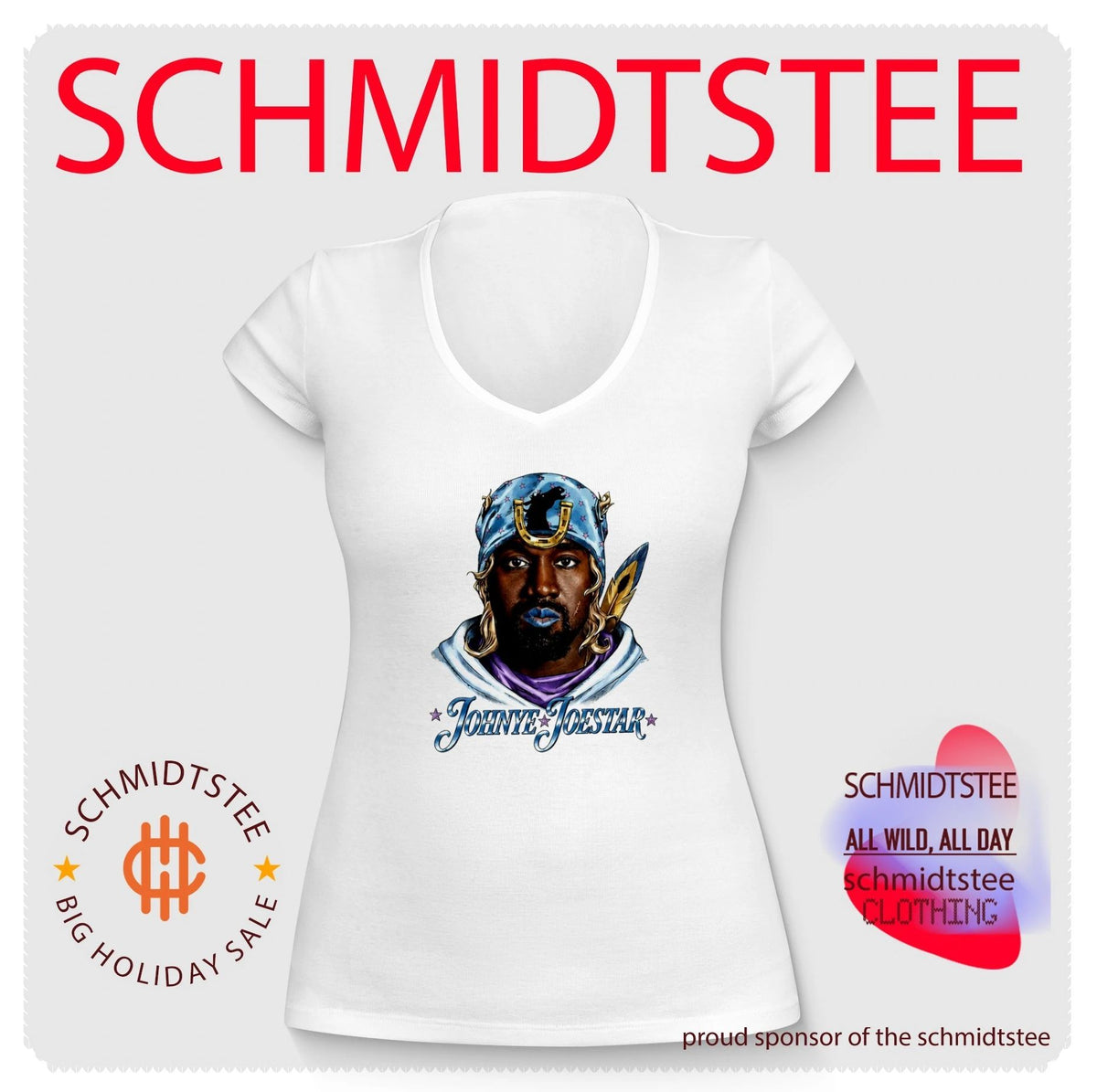 JohnYe Joestar Kanye West JoJo’s Bizarre Adventure Mashup shirt