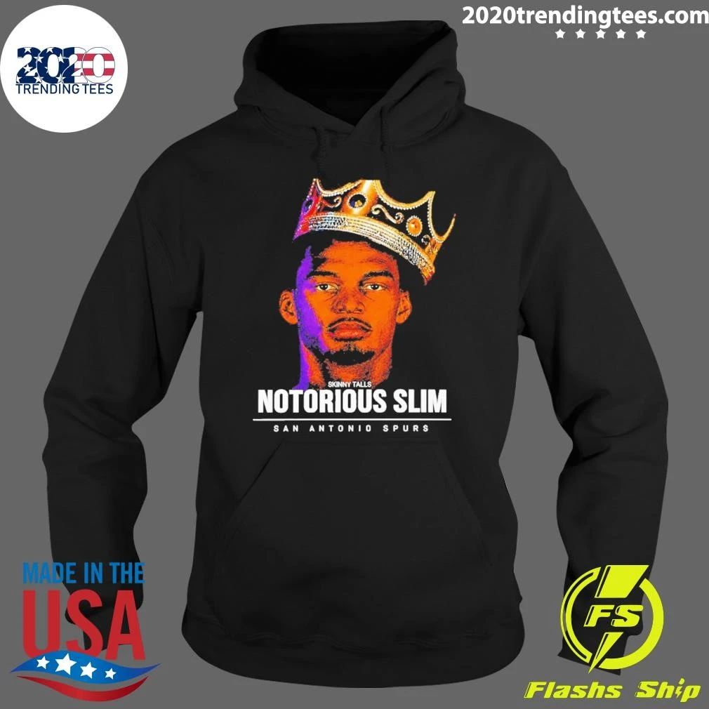King Victor Wembanyama Basketball Star Skinny Talls Notorious Slim San Antonio Spurs Shirt