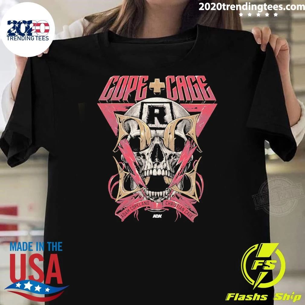 Skull Adam Copeland & Christian Cope Cage Revival Shirt